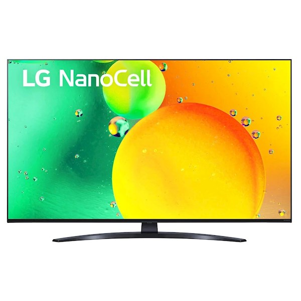 ტელევიზორი LG 50NANO763QA, 50", 4K UHD, Smart TV, HDMI, USB, CI, RF, Wifi, BT, Black